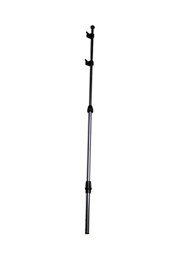 Telescoping Boat Flag Pole 26"–48" Aluminum 3/4" Tube with USA Flag