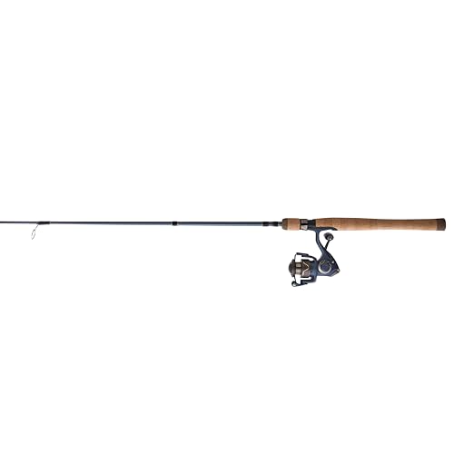 Pflueger 6'6" President Spinning Reel and Rod Combo, Light, 2-Piece Graphite Rod, Size 25 Reel, Aluminum Spool
