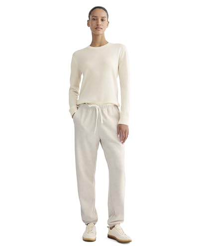 Women's Off-Duty Jogger Pants XS Heathered Oat Organic Cotton Blend - Light Weight