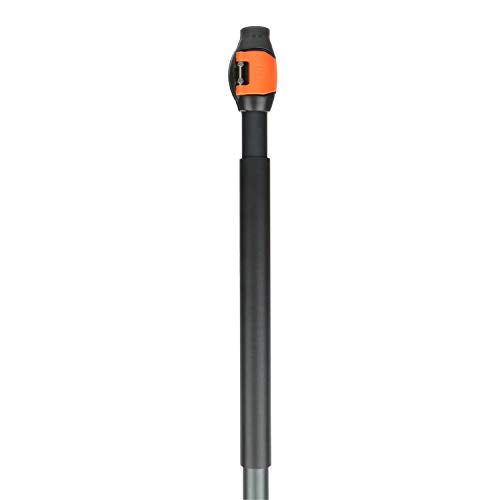 Attwood 11758-2 Vibrant Asymmetrical Paddle, Length-Adjustable, 7 to 7 ¨ö Feet Long, Black Blades, Kayaking