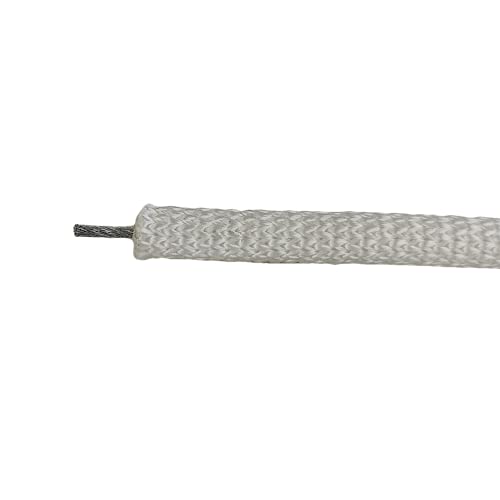 5/16 Inch Flagpole Rope with Steel Wire Core 100 Ft UV Resistant Braid