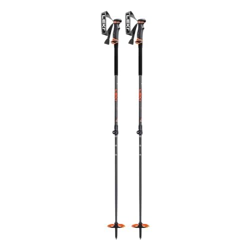 LEKI Helicon Lite Aluminum Adjustable Lightweight Ski Poles for Backcountry Skiing & Snowboarding