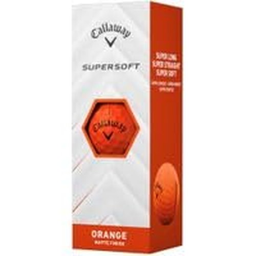 Callaway Golf Supersoft Matte Orange AlignXL Golf Balls - 2025 Model
