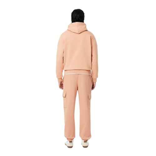 Lacoste Mens Regular Fit Non-Brushed Fleece Cargo Sweatpants