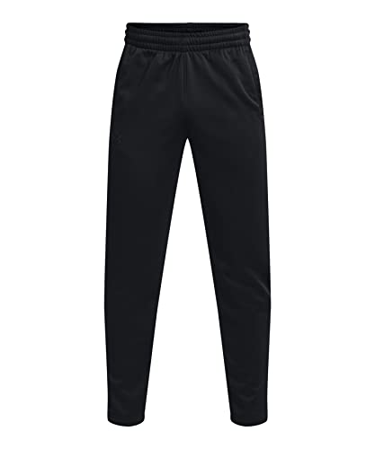Men's Armourfleece Straight Leg Pants - Large, Black, Athletic Fit