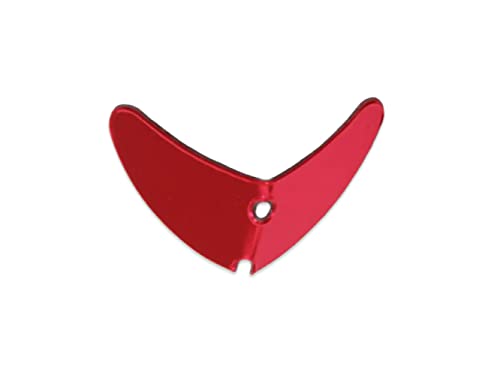 Fishing Lure Smile Blade Assorted 5-Pack - Purple Mirror 1.5 Inch