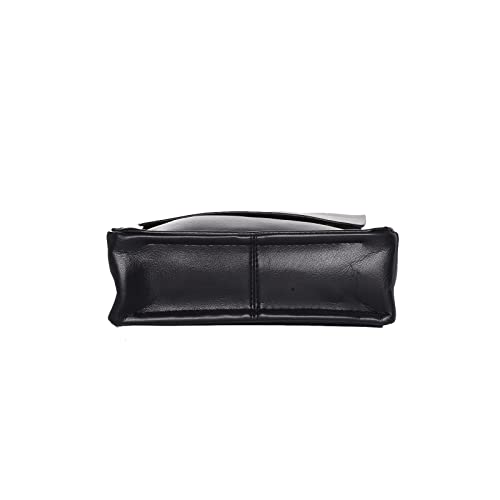 Leather Messenger Sling Crossbody Bag for Men Travel Work Brown-1