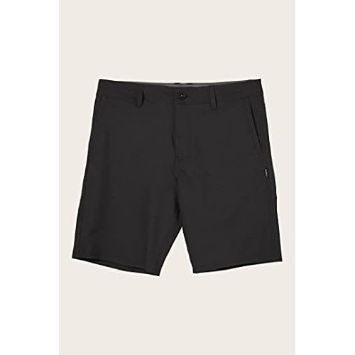 Mens Drifter Heather Hybrid Shorts, Black, 33