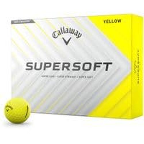 Callaway Golf Supersoft Yellow AlignXL Golf Balls - 2025 Model