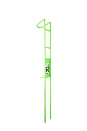 Green Powerlock Bank Fishing Rod Holder - Heavy-Duty, Adjustable, Night-Glow Visibility