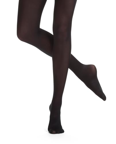 Danskin Women's Compression Footed Tights - Black, Size A