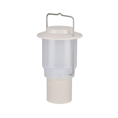 Snow Peak Mini Hozuki - Battery-Powered & Lightweight Camping Light - Portable Lantern for Soft, Ambient Light, Ivory