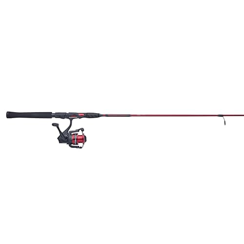 Ugly Stik 6'9" Carbon Walleye Spinning Rod and Reel Combo, 20 Size Reel, 1 Piece Fishing Rod, Medium Light Rod Power, 4 - 10 lb Line Rating, Lure Rating 1/8 - 5/8 oz