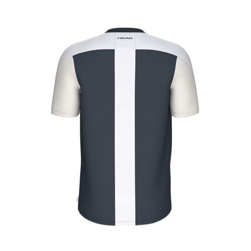 Men's Play Tech T-Shirt Medium Navy - Lightweight Moisture-Wicking Tennis Top