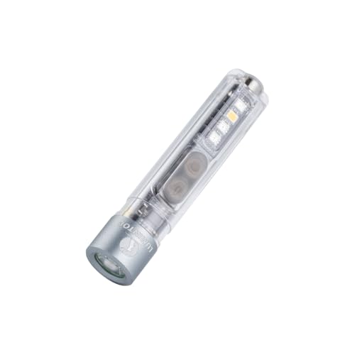 Black CAT Mini EDC Flashlight - Rechargeable 400 Lumens with UV & Magnetic Tail - Dark Gray