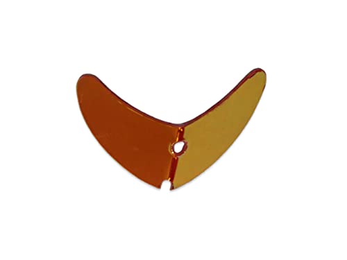 Fishing Lure Smile Blade Assorted 5-Pack - Purple Mirror 1.5 Inch