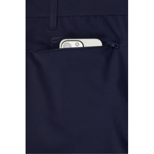 Fabletics Men's Only Short, Everyday Commuter, Lightweight, Liquid Resistant, Secure Pockets, 4-Way-Stretch, Streamlined Fit