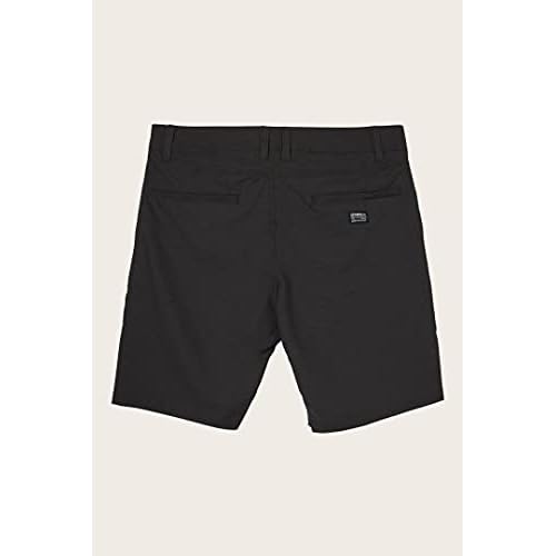 Mens Drifter Heather Hybrid Shorts, Black, 33