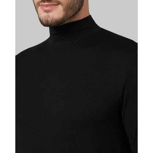 32 Degrees Heat Men's Lightweight Mock Base Layer Thermal Top | Form Fitting | Long Sleeve| 4-Way Stretch