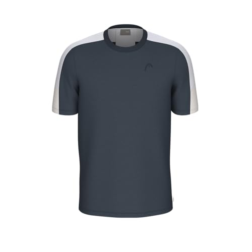 Men's Play Tech T-Shirt Medium Navy - Lightweight Moisture-Wicking Tennis Top