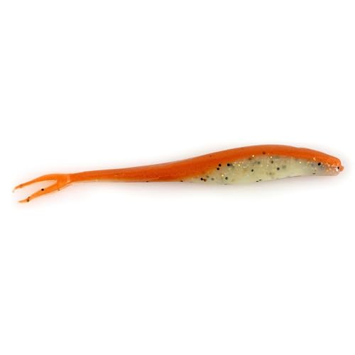 Saltwater Glow Jerk Shad Soft Plastic Bait - 5 Inch Fishing Lure