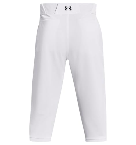 Men's Utility Baseball Knickers - White & Black, Medium, 18" Inseam