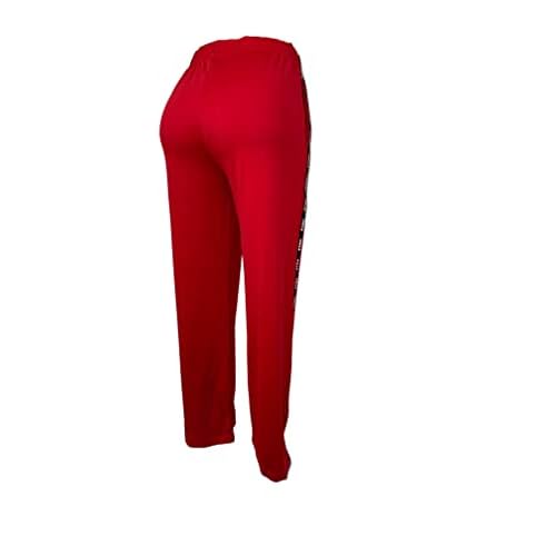 Victoria's Secret Pink High Waist Wide Leg Track Pant Color Red Size Large New