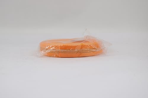 NewDoar 1 Inch Nylon Webbing Strap/Tubular Climbing Webbing - Heavy Duty Strap for Rescue, Climbing, Harnesses, Rock Work, & Firefighting (Orange,5Yard)