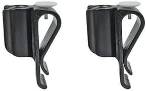 Jinshining 2 Pcs Black Golf Putter Clip,Convenient Putter Holder for Golf Bags Easy to Attach Putter Clamp Organizer Keep Your Putter Handy on The Course,Golf Club Bag Accessories