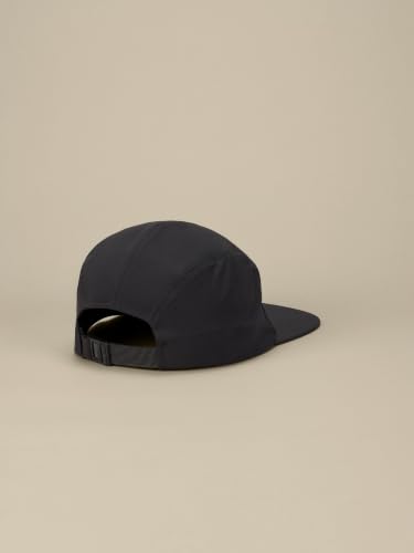 Large Black Arc'teryx Gamma 5 Panel Cap - Lightweight Packable Hiking Hat