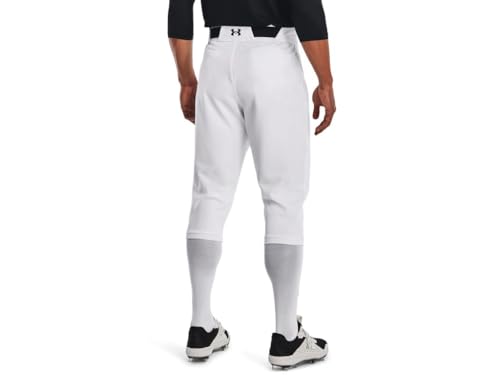 Men's Utility Baseball Knickers - White & Black, Medium, 18" Inseam