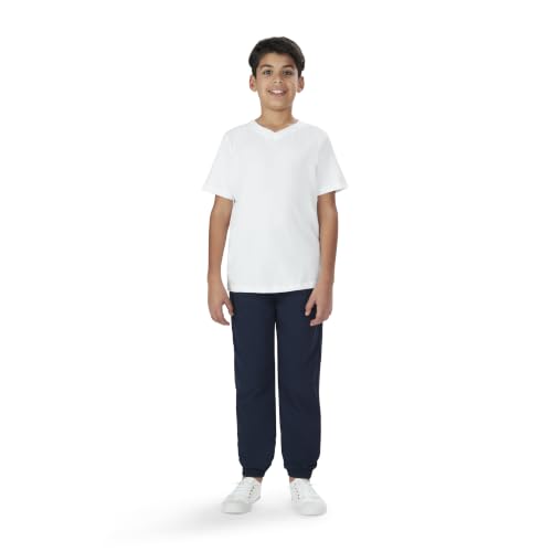 French Toast Boys' Pull-On Twill Jogger Pants - 4T Navy