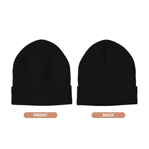 Ghost Halloween Beanie Hats for Men Women, Cute Embroidered Winter Warm Soft Skull Spooky Pumpkin Knit Caps