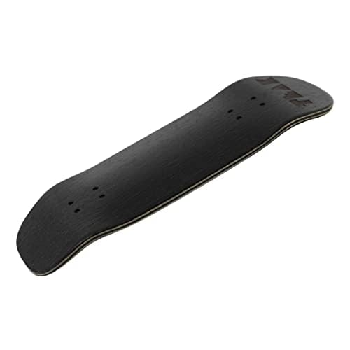 Teak Tuning Prolific Wooden Fingerboard Deck, 33.5mm x 96mm Boxy Shape - Black Mamba - 5 Ply with Custom Color Matching Mid Ply - Includes Prolific Foam Tape