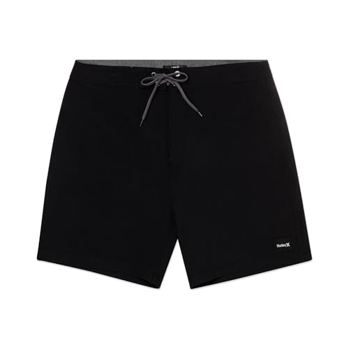 Hurley Men's Phantom Eco Block Party Solid Boardshorts 31 Black