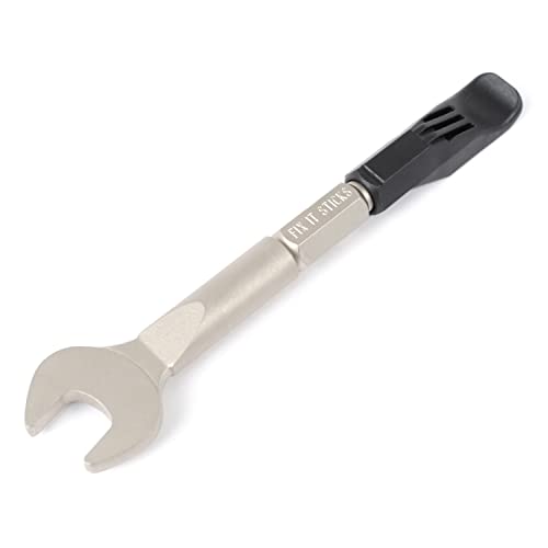 Fix It Sticks Commuter Compact Bike Tool Kit - Replaceable Sticks with Bracket, 2, 2.5, 3, 4, 5, 6 mm hex, T-25, and P2 Bits, 2 Tire Levers, 15mm Wrench, Carrying Case
