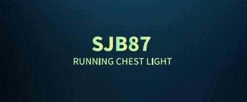ISEYOU Running Lights for Runners, 500 Lumens 45° Adjustable Running Light with Dual-Reflective Straps, IPX4 Waterproof & USB Rechargeable Chest Light Vest for Night Walking/Cycling/Jogging