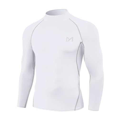 Mens Men's Compression Shirt Long Sleeve Athletic Workout Shirt