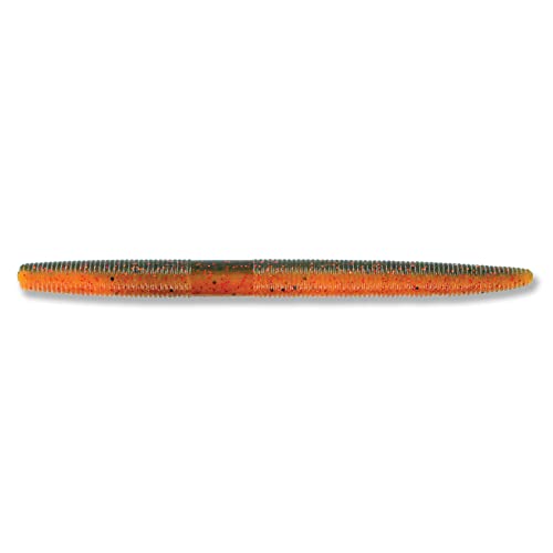 Watermelon & Copper Flake 4-Inch Senko Soft Plastic Bass Baits - 10 Pack