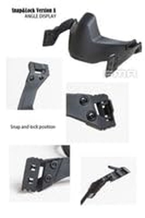 FM* Half Seal Mask (Folding Typle) for Tactical Helmet (TypeA) BK