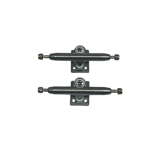 Pro Fingerboard Trucks 29/32/34/36mm G4 -Raw Metal Color-Inverted Kingpin with Hardware (34mm)