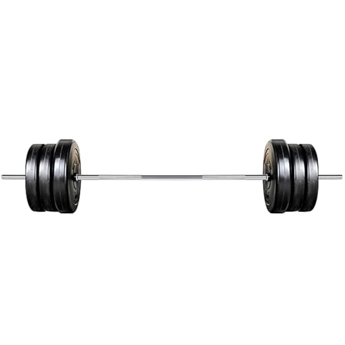 Fitvids Vinyl Standard 1-Inch Plate Weight Plate for Strength Training and Weightlifting, Pairs or Sets