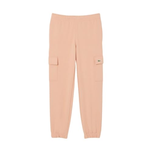 Lacoste Mens Regular Fit Non-Brushed Fleece Cargo Sweatpants