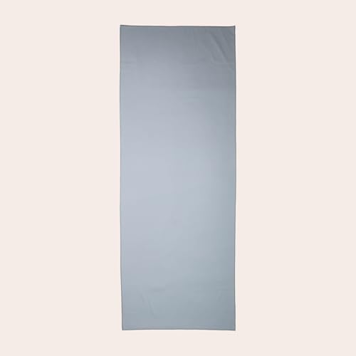 Light Blue Non-Slip Hot Yoga Towel 72x26.5 Inches for Bikram Pilates & Yoga Mats