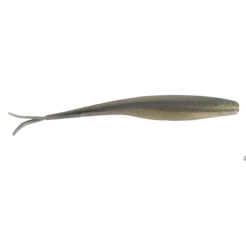 Saltwater Glow Jerk Shad Soft Plastic Bait - 5 Inch Fishing Lure