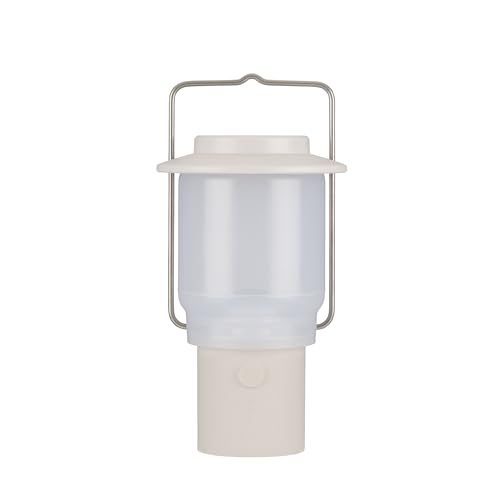 Snow Peak Mini Hozuki - Battery-Powered & Lightweight Camping Light - Portable Lantern for Soft, Ambient Light, Ivory