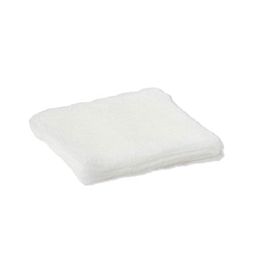Medline Non-Sterile Cotton Woven Gauze Sponges, 8 Ply, Ideal for Wound Dressing and Cleaning, Case of 4000