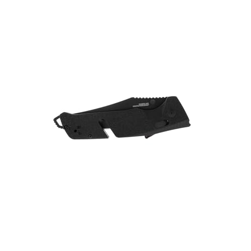 SOG Trident at Ambidextrous Professional Straight Folding Knives | Heat-Treated CRYO D2 3.75" Stainless Steel Blade
