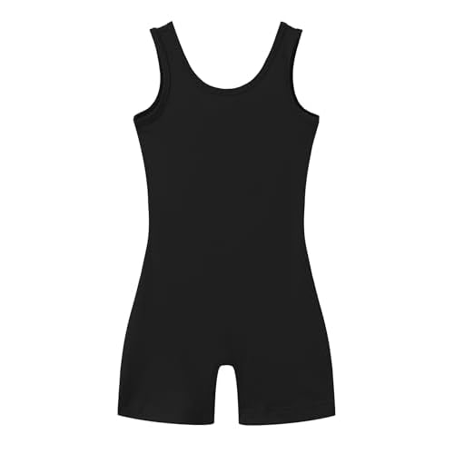 LUOUSE Gymnastics Leotards for Girls With Shorts,Kids Dance Unitards Biketards