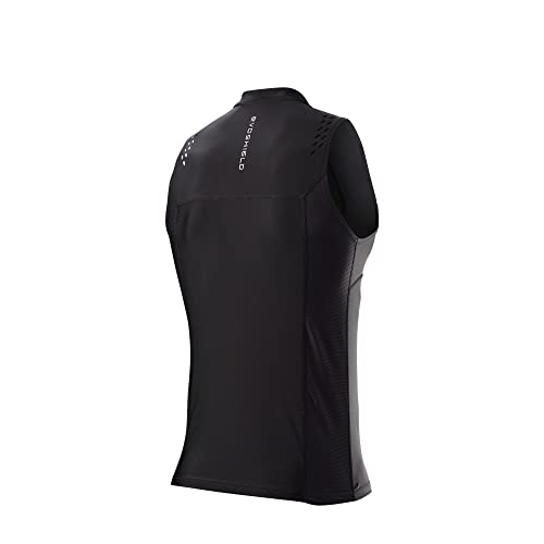 EvoShield NOCSAE¢ç Protective Chest Guard Shirt - Adult and Youth Sizes, Black